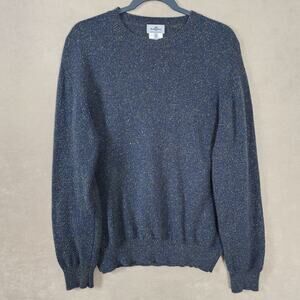 Avon Celli White Baby Camel Italy Mens Size 50 (US Large) crew neck sweater Prep